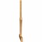 Ekena Millwork Richland Rough Sawn Timber Gable Bracket, Western Red Cedar, 108"W x 49"H x 2"D x 4"F, 11/12 Pitch GBW108X49X0204RIC00RWR - alternate 5